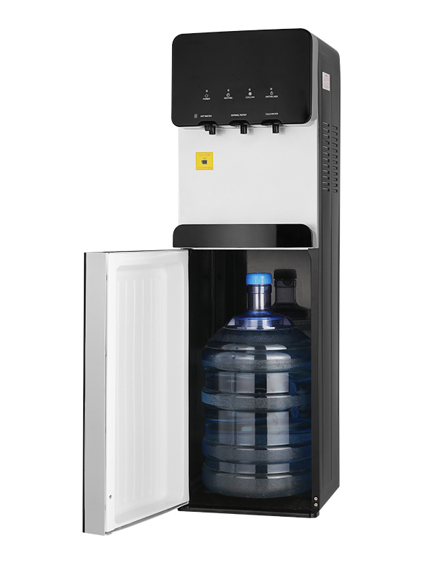 Elektronische verwarming Hoogwaardige commerciële neerwaartse druk Directe verticale waterdispenser voor drinken